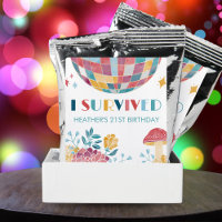 Disco Party I Survived Hangover Kit Party Favor