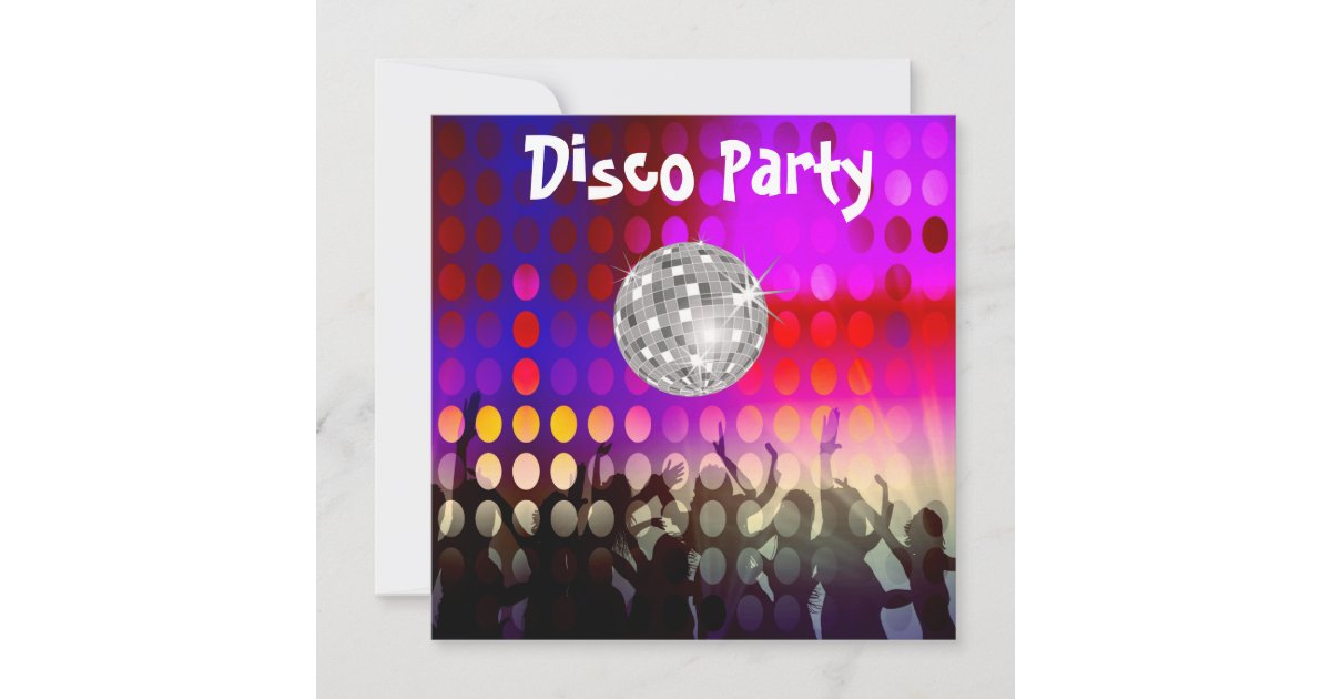 Disco Party invitation | Zazzle