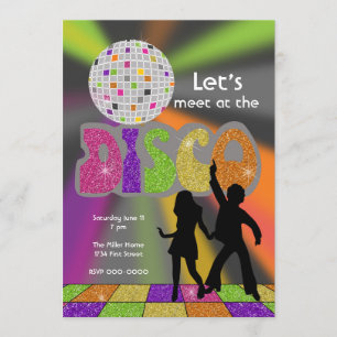 Disco Party Invitation