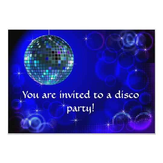 Disco party invitation | Zazzle