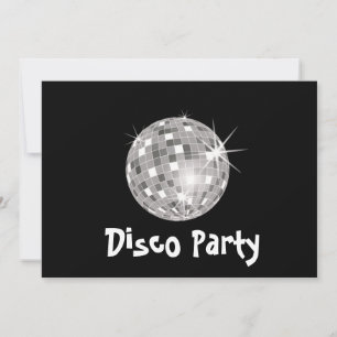 Disco Party invitation