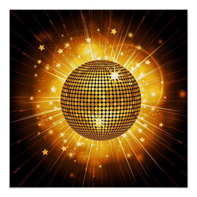 Disco Party Poster (Front)