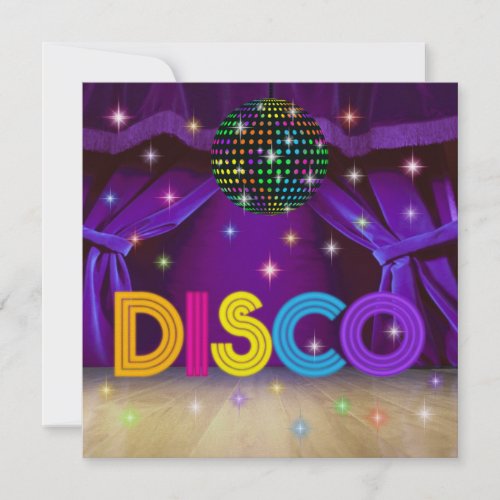 DISCO Party - SRF Personalized Invite