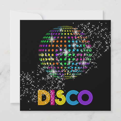 DISCO Party - SRF Personalized Invitation