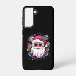 Disco Pink Santa Christmas Funny Xmas Party  Samsung Galaxy S21 Case