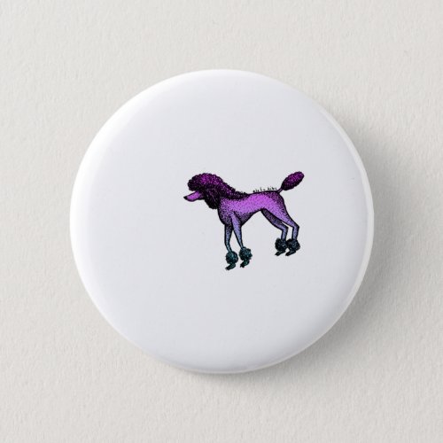 Disco Poodle  Button