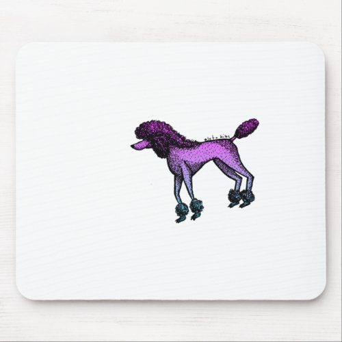 Disco Poodle  Mouse Pad