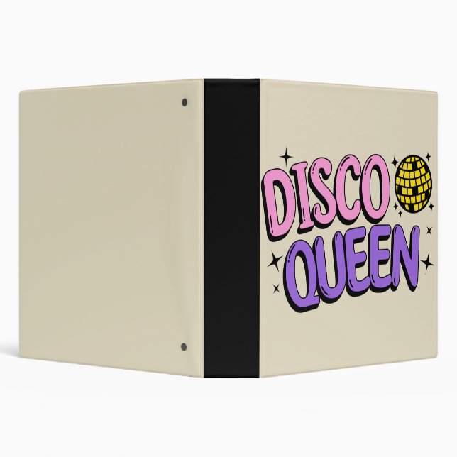 Disco queen 3 ring binder (Background)