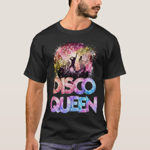 Disco Queen  70'S Disco Themed Vintage Seventies T-Shirt