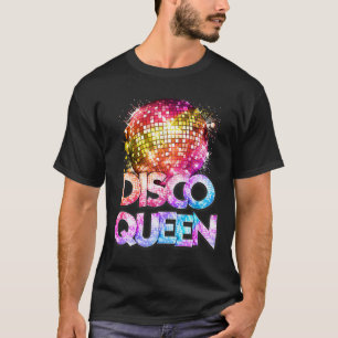 Disco Queen - 70's Disco Themed Vintage Seventies T-Shirt