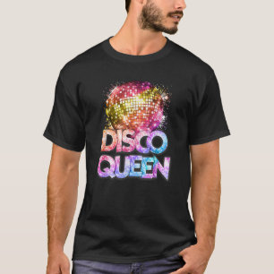 Disco Queen 70's Disco Themed Vintage Seventies T-Shirt