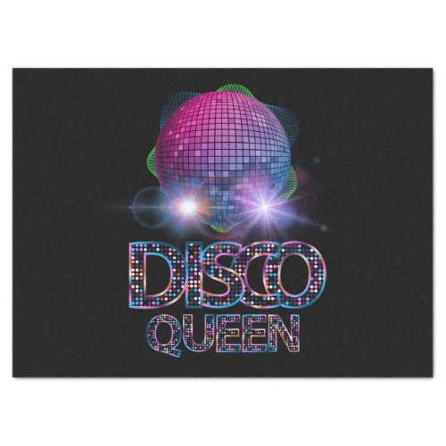 Disco Queen _ 70s Disco Themed Vintage Seventies Tissue Paper