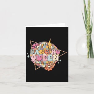 Disco Queen Dance Mom Dancing Queen Vintage Dancin Card