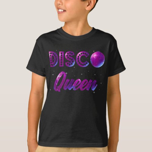 Disco Queen Dancing 70s 80s 90s Music Love T_Shirt