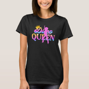 Disco Queen Roller Dancing Outfit 70s Costume For  T-Shirt