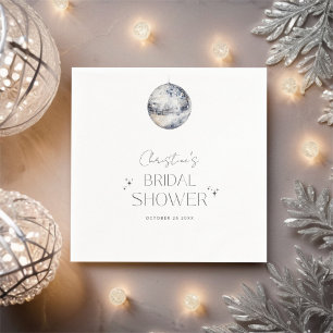 Disco Retro Party Bridal Shower Napkins