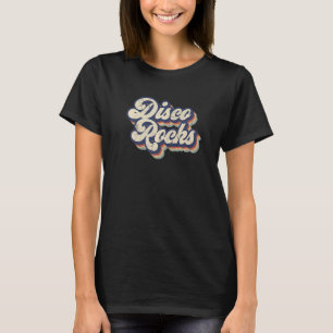 Disco Rocks Retro 70s Aesthetic Style Men Women T-Shirt