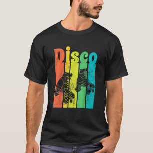 Disco Roller Vintage Skater Classic 70s 80s Skatin T-Shirt