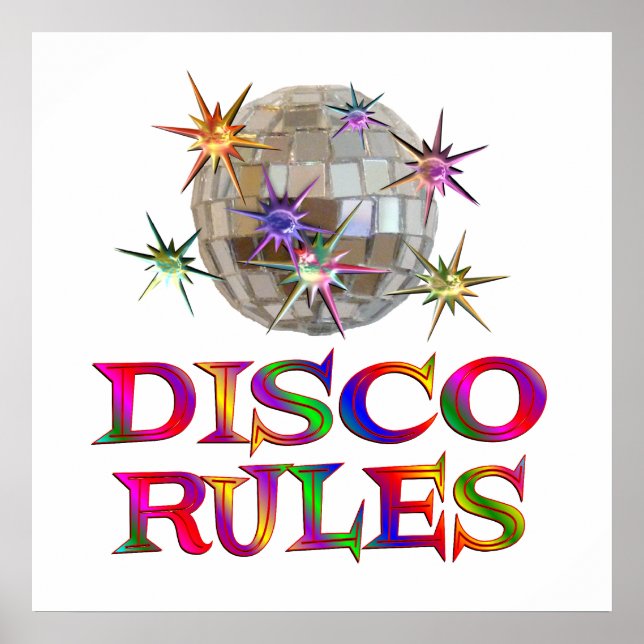 Disco Rules Poster (Front)