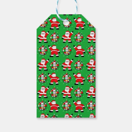 Disco Santa Gift Tags