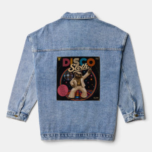 Disco Sloth Denim Jacket