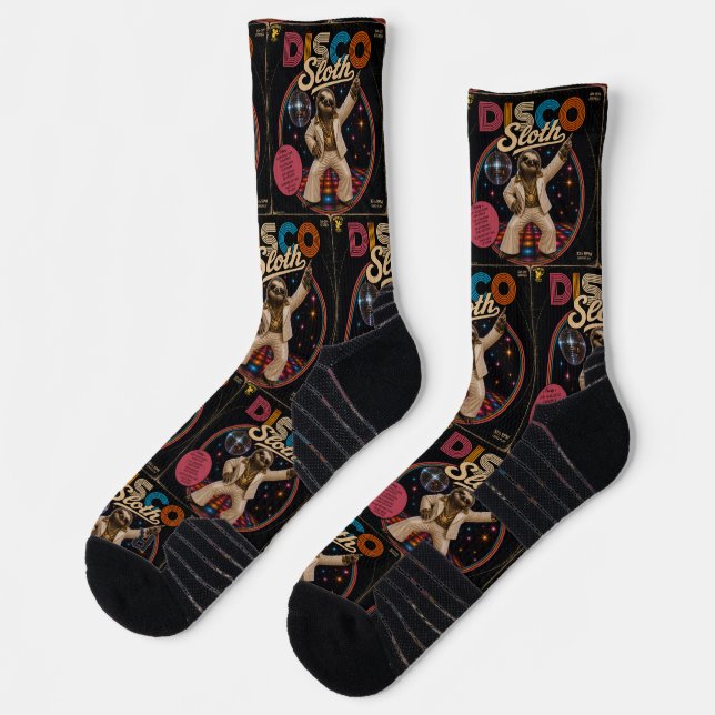Disco Sloth Socks (Left)