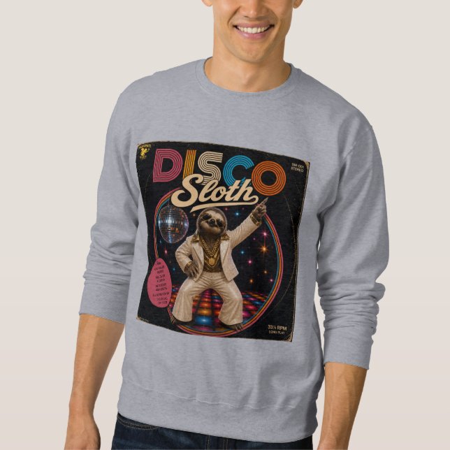 Disco Sloth Sweatshirt (Front)