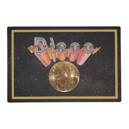 Disco the Night Away Placemat