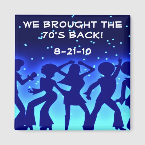 Disco Theme 70s Party Favor Magnets Souvenirs