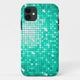 Disco Tiles Aqua iPhone 5 case