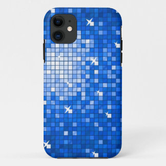 Disco Tiles Dark Blue iPhone 5 case