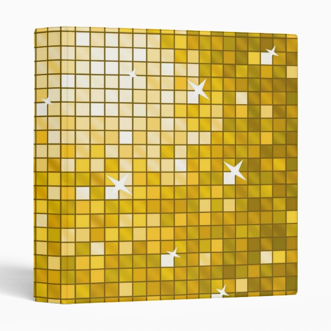 Disco Tiles "Gold" binder (Front/Spine)