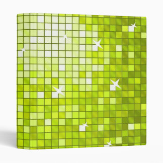 Disco Tiles Lime ring binder
