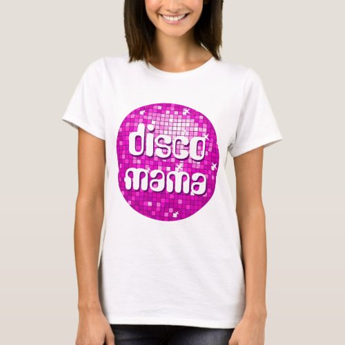 Disco Tiles Pink disco mama Hanes Nano T_Shirt