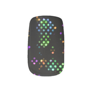 Disco Vibes Abstract Design Minx Nail Art