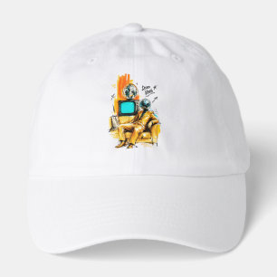 Disco Vibes Retro 80s Disco Ball Art Hat