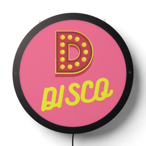 DISCO wall illumination sign LED shops clubs party