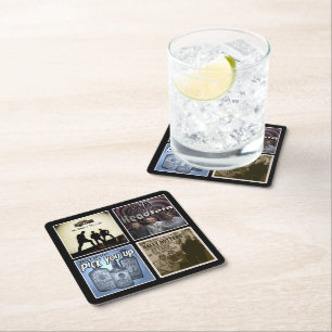 Discography - Beer Mats Square Paper Coaster