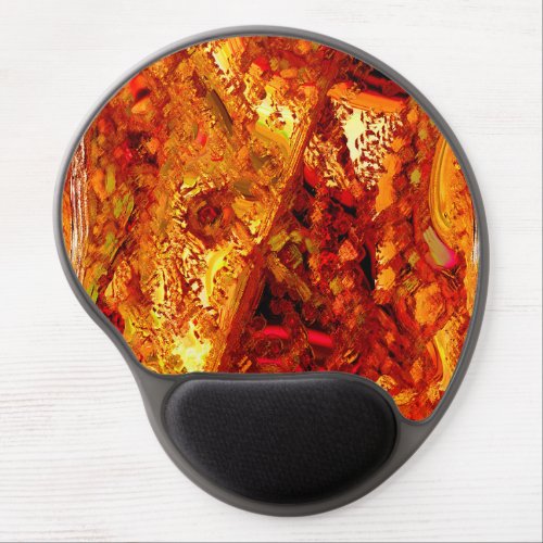 Discolored to coral carnival mask gel mouse pad