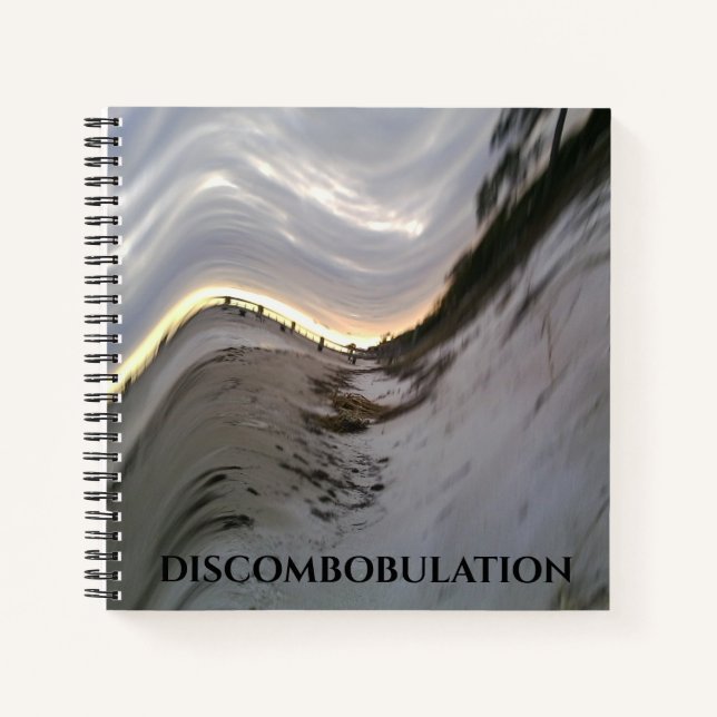 Discombobulation in Sunset Dreams Notebook (Front)