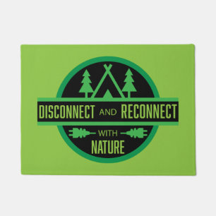 Disconnect And Reconnect With Nature Bushcraft Doormat