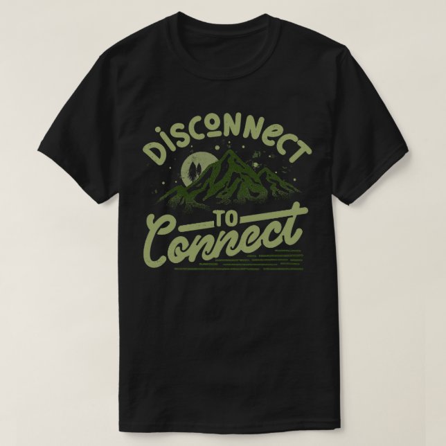 Disconnect to Connect by Tobe Fonseca T-Shirt (Design Front)