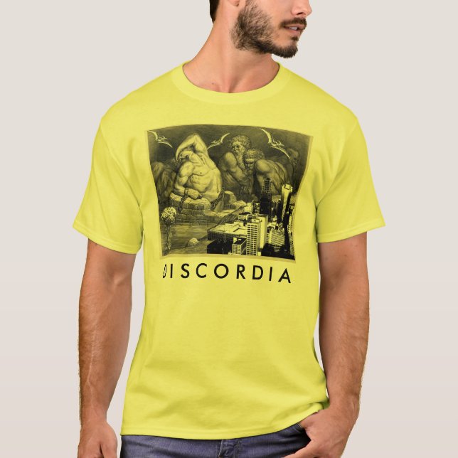 Discordia yellow t-shirt (Front)