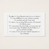 Discordian Pope Cards (Back)