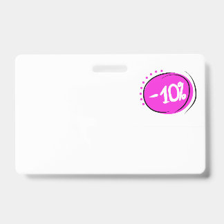 Discount 10%. Promotion, bonus, business, price    Badge