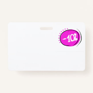 Discount 10%. Promotion, bonus, business, price    Badge