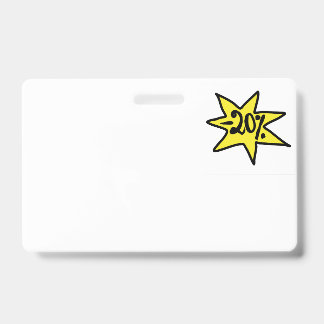 Discount 20%. Promotion, bonus, business, price    Badge