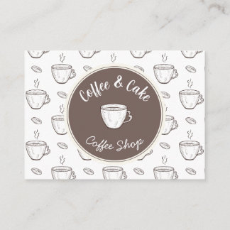 Discount and Logo Card for Small Coffee Shop