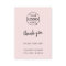 Discount Card | Business Thank You Loyalty Pink