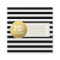 Discount Coupon Card - Black and White Gold Label